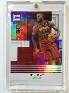 2017 Panini Status Lebron James #Patch Game Worn Jersey - Ready to Grade - Picture 1 of 2
