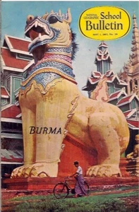 national geographic-SCHOOL BULLETIN-may 1,1967-BURMA. - Picture 1 of 3