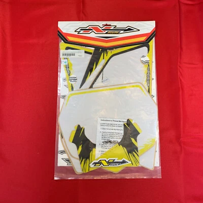 NOS N-Style APPL-05-RMZ-450 Suzuki Pre Printed Plate White N03-1031P - Image 1 of 3