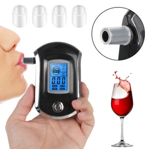 Digital Breath Alcohol Analyzer Tester LCD Breathalyzer Test Detector Police UK - Picture 1 of 12