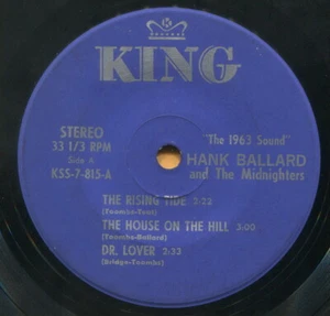 HANK BALLARD (The Rising / House On The Hill +4)  R&B - SOUL  45 RPM  RECORD - Picture 1 of 2