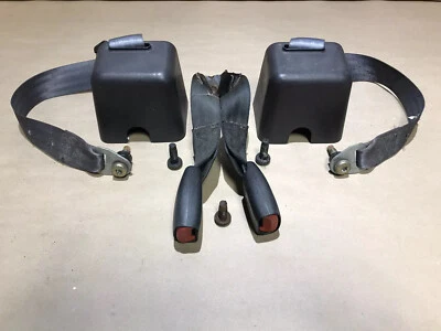 Jeep Wrangler TJ 1997-2002 Rear Seat Belt Set Buckle With Bolts FREE SHIPPING - Image 1 of 4