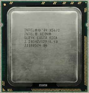 Intel Xeon X5672 4-Core 3.60GHz 12MB 6.4GT/s FCLGA1366 95W CPU Processor SLBYK - Picture 1 of 1