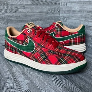 2013 NIKE LUNAR AIR FORCE 1 QS plaid london city pack nardwuar sb dunk low 10.5 - Picture 1 of 8
