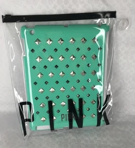 NEW Victoria's Secret PINK Studded iPad 3 Hard Cover Case Teal / Mint Green $29 - Picture 1 of 3