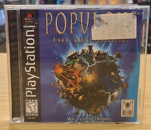 Sony PS1 Populous The Beginning Bullfrog CIB With Manual RARE - Picture 1 of 4