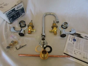 ProFlo PFXCFU208 - Two Handle Commercial Widespread Lever Handle Faucet - Chrome - Picture 1 of 4