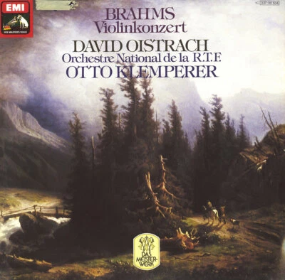 BRAHMS Violin Concerto DAVID OISTRAKH KLEMPERER EMI C037-534 (SAX-2411) LP NM - Image 1 of 3
