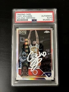 Cody Williams 2023 Topps Chrome McDonald’s All American Refractor Auto PSA DNA - Picture 1 of 2