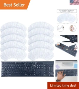 Universal Wipeable Keyboard Covers - 60 Pcs Full Coverage Waterproof Protector - Picture 1 of 9