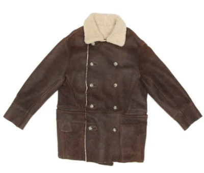 Siena Studio Toscana Shearling Brown Jacket Reversible Coat Sheepskin sz S - Image 1 of 4