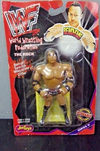 1999 JUSTOYS WWF BEND-EMS THE ROCK - Bild 1 von 1