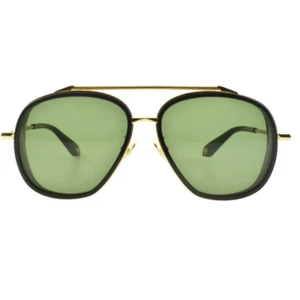 NEW!! ROBERTO CAVALLI SRC008 0300 Rose Gold/Black Pilot Full Rim Sunglasses - Picture 1 of 4