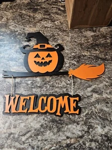 Halloween Jack-o-Laterne Hängeschild - Bild 1 von 8