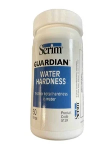 2 Bottles Serim Guardian Water Hardness 50 Test Strips 08/31/2022 (5129) - Picture 1 of 6