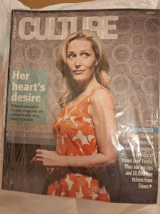 Culture Magazine 2014 GILLIAN ANDERSON PHOTO Interview Gillian Anderson X Files - Picture 1 of 1