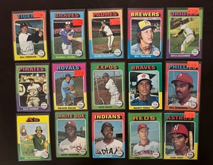 1975 TOPPS BASEBALL 40 CARD LOT G VG FREEHAN EVANS BECKERT CRUZ - Picture 1 of 3