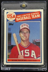 1985 Topps '84 USA Team #401 MARK MCGWIRE RC ROOKIE CARD ⚾ NM-MT OR BETTER - Picture 1 of 12