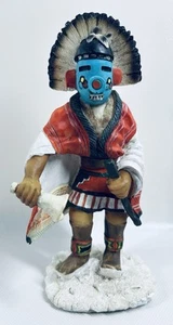 Estatuilla vintage💥 1980 Hopi Kachina cerámica 7" - Imagen 1 de 7