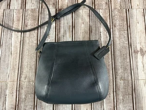 Bolso Bandolera Coach 9990 Pequeño de Cuero Cartera Color Azul Marino Hecho en EE. UU. De Colección - Imagen 1 de 6