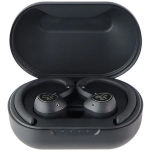 JLab Epic Air Sport ANC True Wireless Bluetooth Earbuds & Case - Black (2ND GEN) - Picture 1 of 6