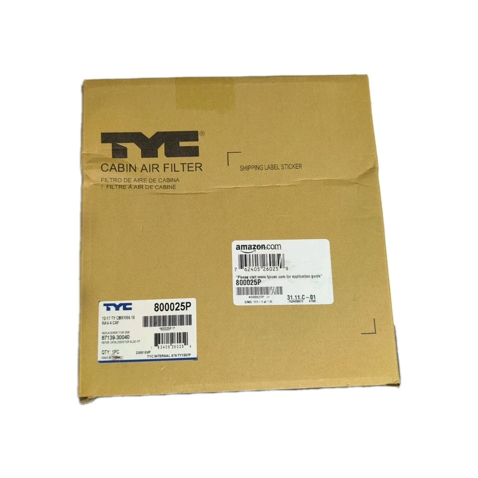 Filtro de aire de cabina de aire acondicionado partículas para Toyota Camry 12-17/06-18 RAV4 Foto 1 de 1