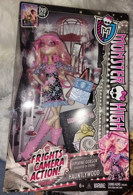 Monster High Frights, cámara, ¡acción! Muñeca Hauntlywood VIPERINE GORGON 2013 NUEVA EN CAJA  Foto 1 de 4