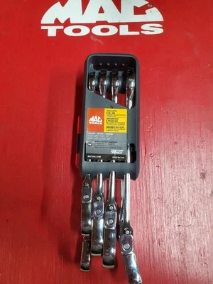Mac tool's precision torque locking flexhead Ratcheting SAE wrench set - Image 1 of 4