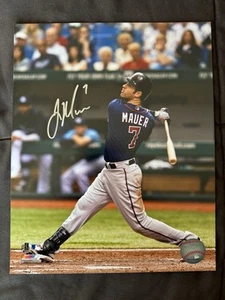 Joe Mauer Autographed Signed Minnesota Twins Hitting 8x10 Photo - Picture 1 of 1