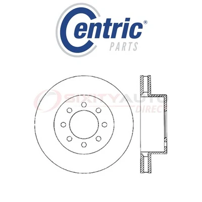 Centric C-TEK Disc Brake Rotor for 2005-2008 Ford F-350 5.4L V8 - Kit Set vx Foto 1 de 4