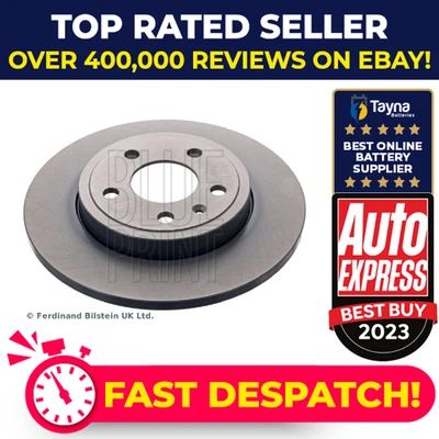 2x Brake Discs Pair Solid Rear 288mm ADV184314 Blue Print Set 8E0615601M Quality - Image 1 of 4