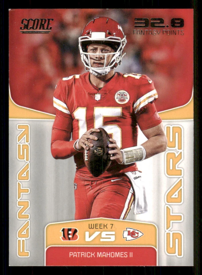 2019 Score Fantasy Stars #1 Patrick Mahomes II - Image 1 of 2