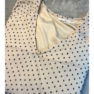 Top Babydoll Maurice's Talla Grande Blanco Punto Suizo Talla 1X - Imagen 1 de 8