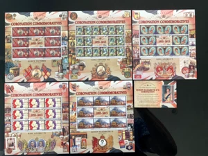 COOK ISLANDS 2013 60th ANNIV CORONATION 5v SHEETS & 1v M/S MINT MNH - Picture 1 of 3
