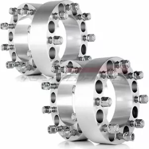 4X 2" 50mm 8x6.5 Wheel Spacers For 1994-2007 2008 2009 2010 Dodge Ram 2500 3500 - Picture 1 of 7