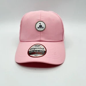 NWOT Imperial 'Old Waverly' Pink Perforated Adjustable Lightweight Cap - Picture 1 of 5