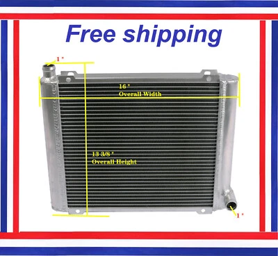 Radiador de 2 filas para Can Am Outlander / Renegade 450 500 650 800 1000 MAX 2012-2018 Foto 1 de 4