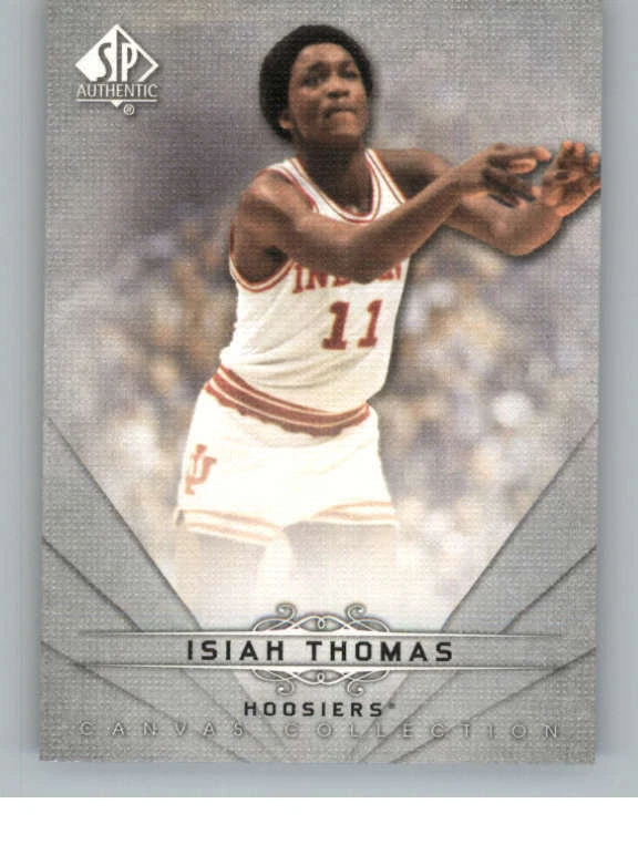 2012-13 SP Authentic Canvas Collection #CC17 Isiah Thomas (ref 136570) - Image 1 of 2