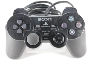 Sony Playstation 2 Controller PS2 Offiziell OEM Dualshock 2 Schwarz - Bild 1 von 21