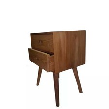 Vintage Side Table 2 Drawers 