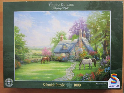 Schmidt Jigsaw Puzzle 999 Pieces Thomas Kinkade Spring - Image 1 of 3