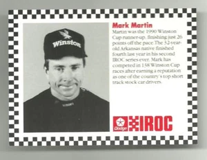 1991 Dodge IROC Mark Martin Race Card NrM Rare - Bild 1 von 2