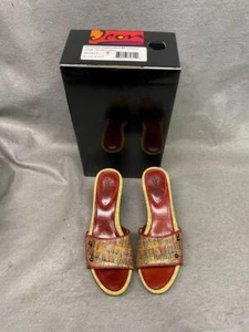 ICON DAMEN-SANDALEN HINTEN OFFEN 3 ZOLL PUMPABSATZ ELEGANT NEU AUS ALTEM ZUSTAND - Bild 1 von 8