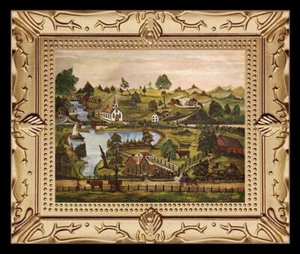 Folk Art Miniature Dollhouse Art Picture 8169 - Picture 1 of 1