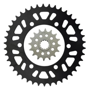 LOPOR 520 CNC 16T 43T Front Rear Motorcycle Sprocket for Suzuki GSX-R600 11-19 - Picture 1 of 9