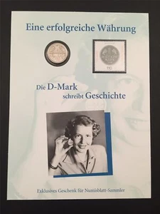 BRD SONDERKARTE 1998 ERFOLGREICHE DM-WÄHRUNG 1.- DM STÜCK u164 - Picture 1 of 2