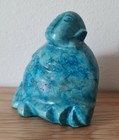 Selten! Blauer Buddha aus Halbedelstein, Lachender Buddha 319g Rarität 