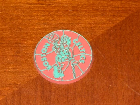 BOSTON CELTICS Vintage Old NBA RUBBER Basketball FRIDGE MAGNET Standings Board Cover