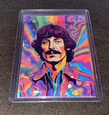 John Holmes Psychedelic Holo Foil Refractor Custom Trading Card Adult Film Star