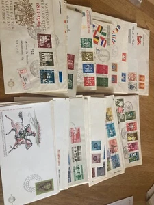 Netherlands 63 diff FDC covers between E12 and E99 all early minimum CV 450 euro - Picture 1 of 9